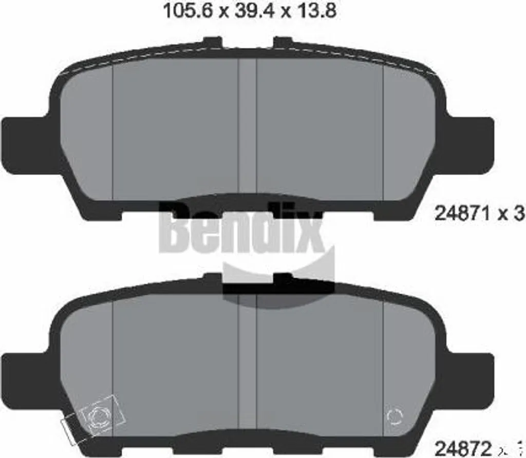 Plaquettes de frein BENDIX BPD2204 : fini les bruits de freinage OE