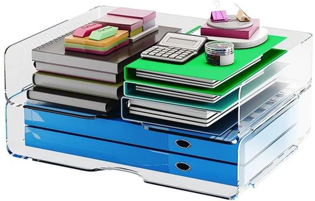 Boîte à documents A4 transparente : fini le désordre sur le bureau