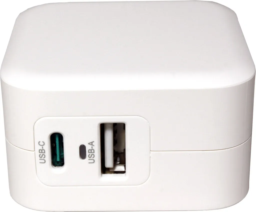 Chargeur USB GaN 38W 1xUSB-C PD 1xUSB-A QC (19.11.1054) - Blanc Compact - 4