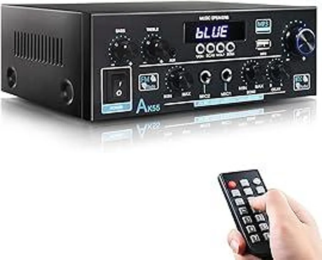 Amplificatore Audio Bluetooth WOOPKER AK35 2 Canali Stereo 500W