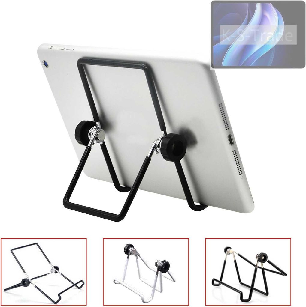 K-S-Trade Tablet-Ständer Tablet-Halterung Tablet-Aufsteller kompatibel mit Vivo Pad3 faltbarer Tischständer Tablet Halterung