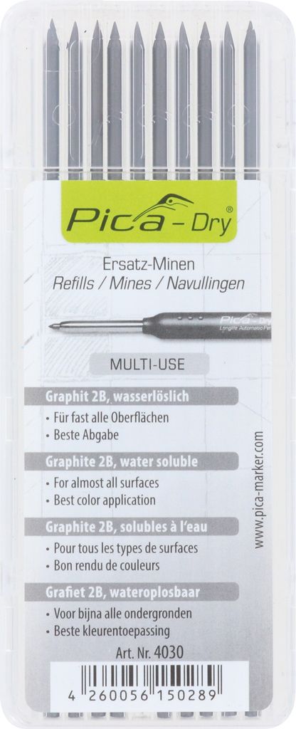 Pica  Dry Tieflochmarker Minen Set nur Graphitminen Obrázok produktu 