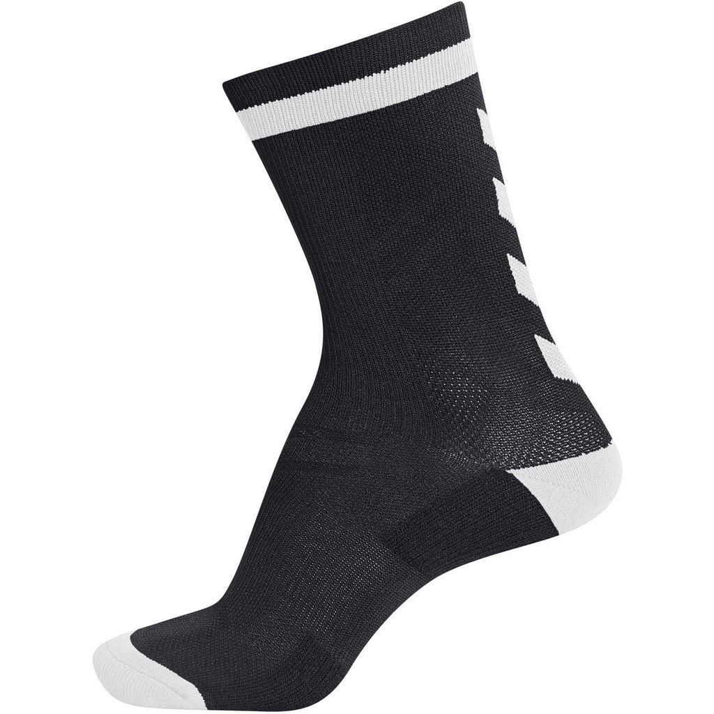 Hummel Elite Indoor Sport Sock Low Socken Sportsocken schwarz/weiß 204043-2114, Schuhgröße:35-38 EU