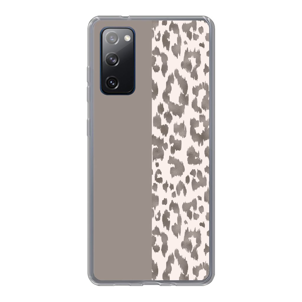 MuchoWow Handyhülle Schutzhülle Hülle für Samsung Galaxy S20 FE Mantel - Tiere - Design Silikon Softcase Handy Hülle - Abdeckung