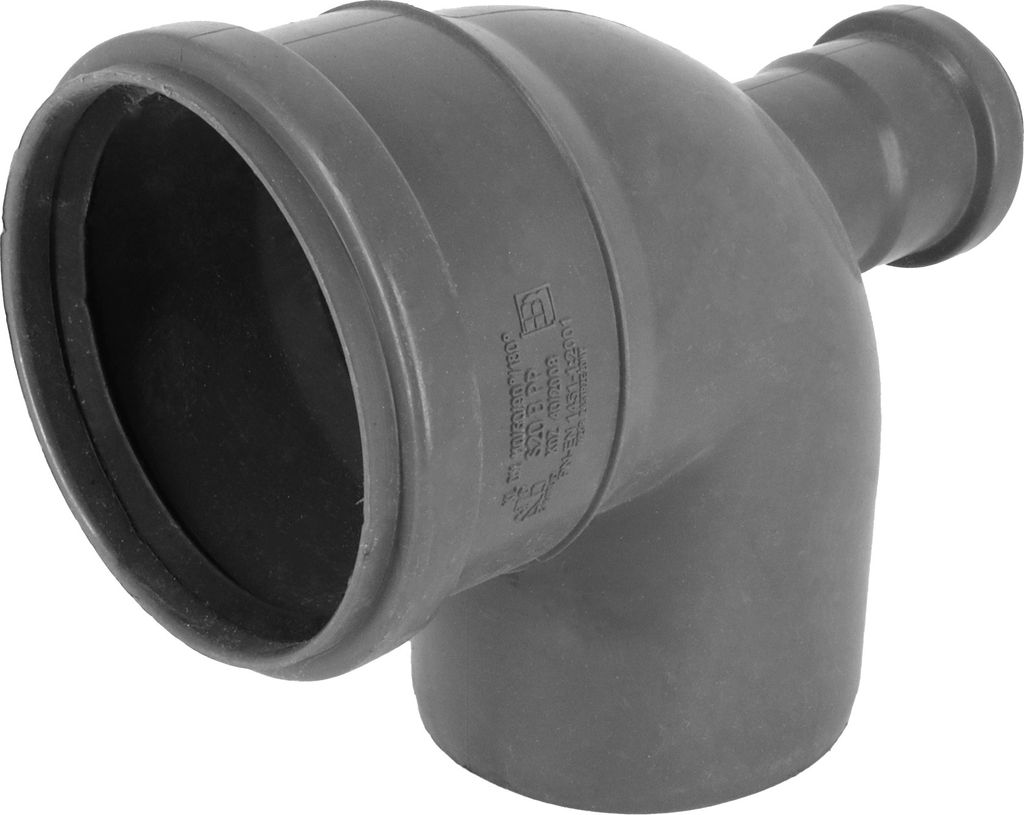 Abwasserrohrbogen HT Rohr PP 90° Bogen Reduktion DN 110  50 Produktbild 