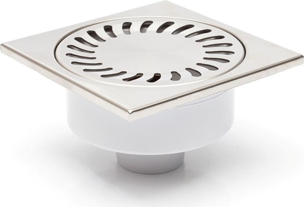 Duschablauf Bodenablauf 150x150mm DN50 55X N incl Dichtungsmatte 320 X N 391 1