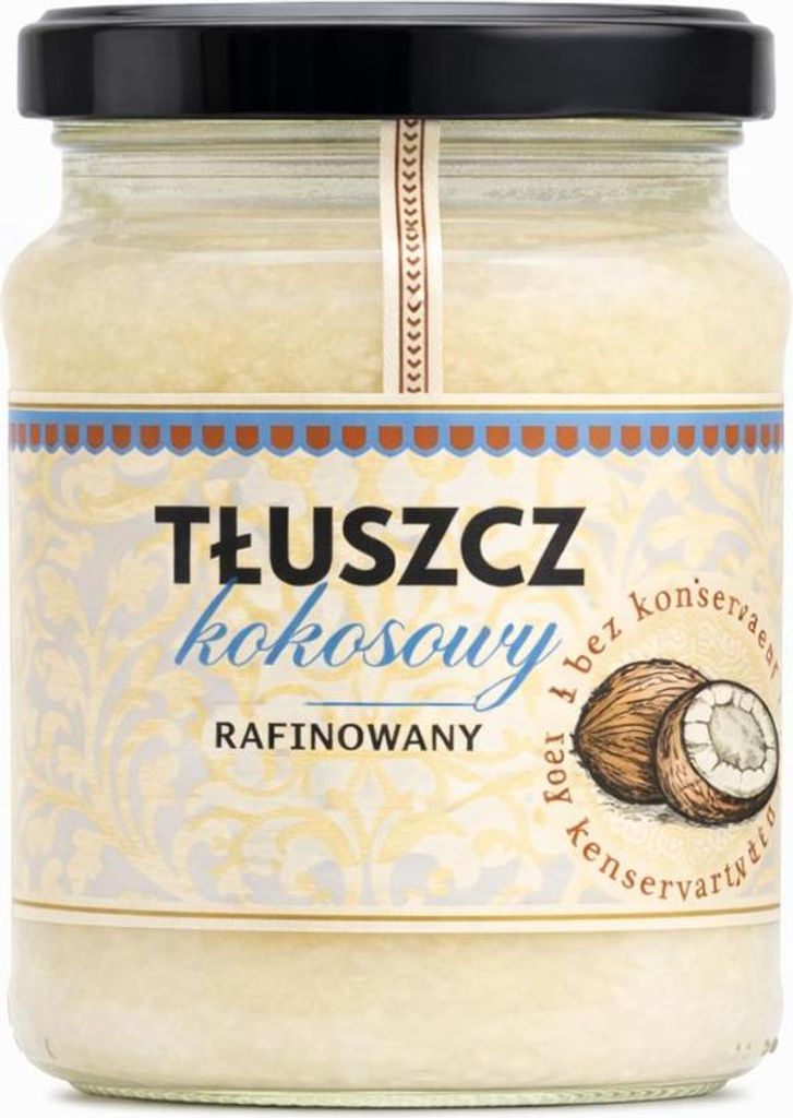 Raffiniertes Kokosfett 430 ml - Schronisko Bukowina