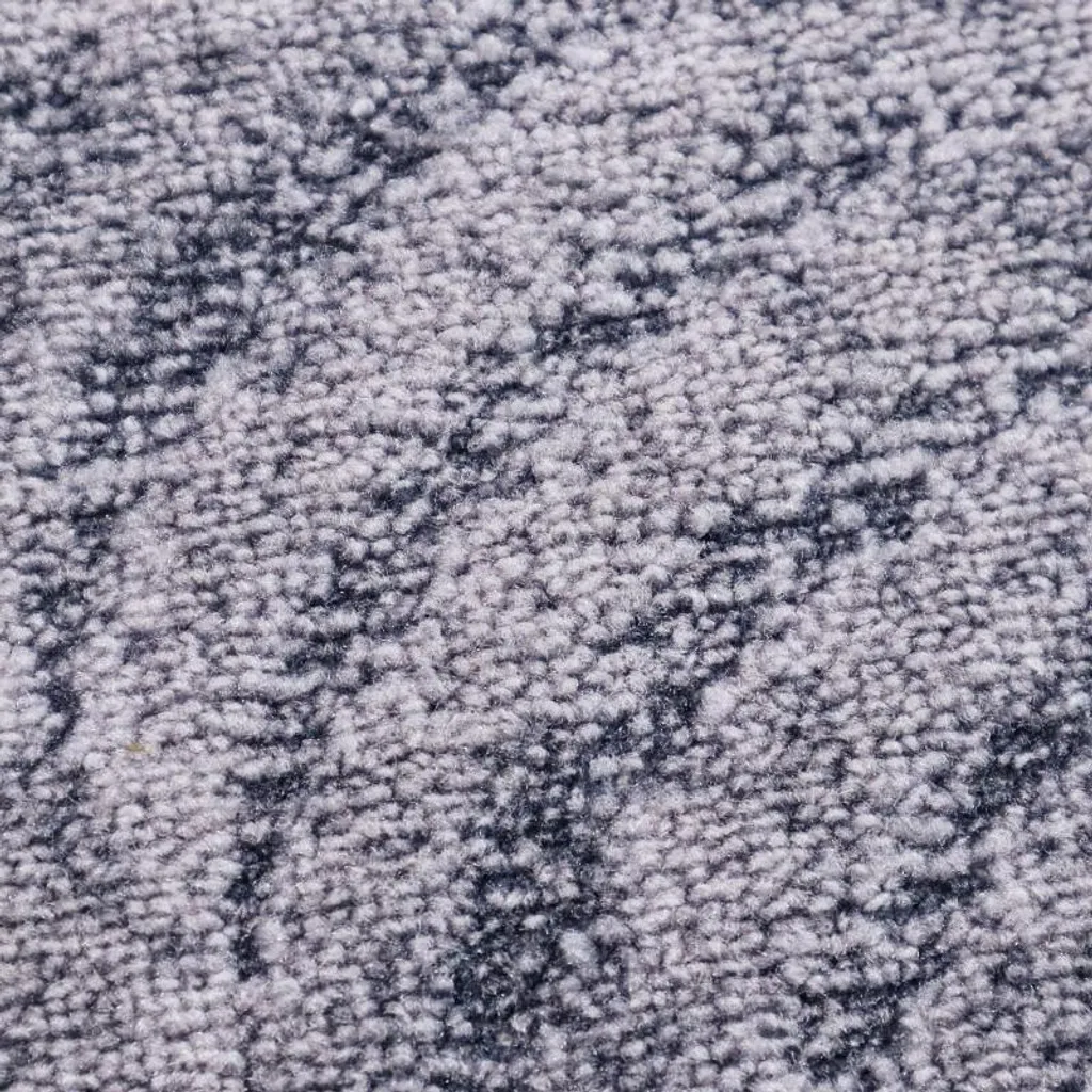 Tapis Scroll gris 50x200 cm antidérapant : design moderne et robuste - 3