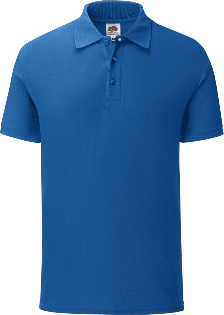 Fruit Of The Loom Herren Poloshirt Iconic RW6516 (S) (Königsblau)