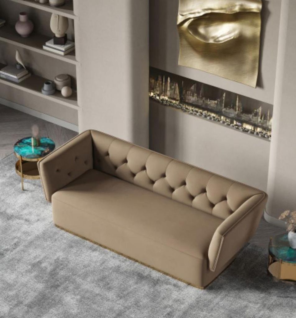 Sofagarnitur 2+2 Sitzer Sofa Wohnlandschaft Sitz Design Couch Lounge Sofa Textil