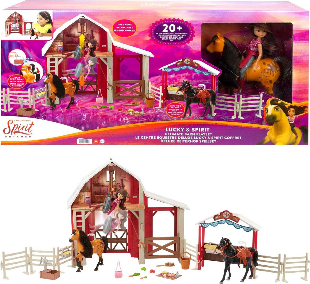 Spirit Deluxe Reiterhof Spielset Produktbild 