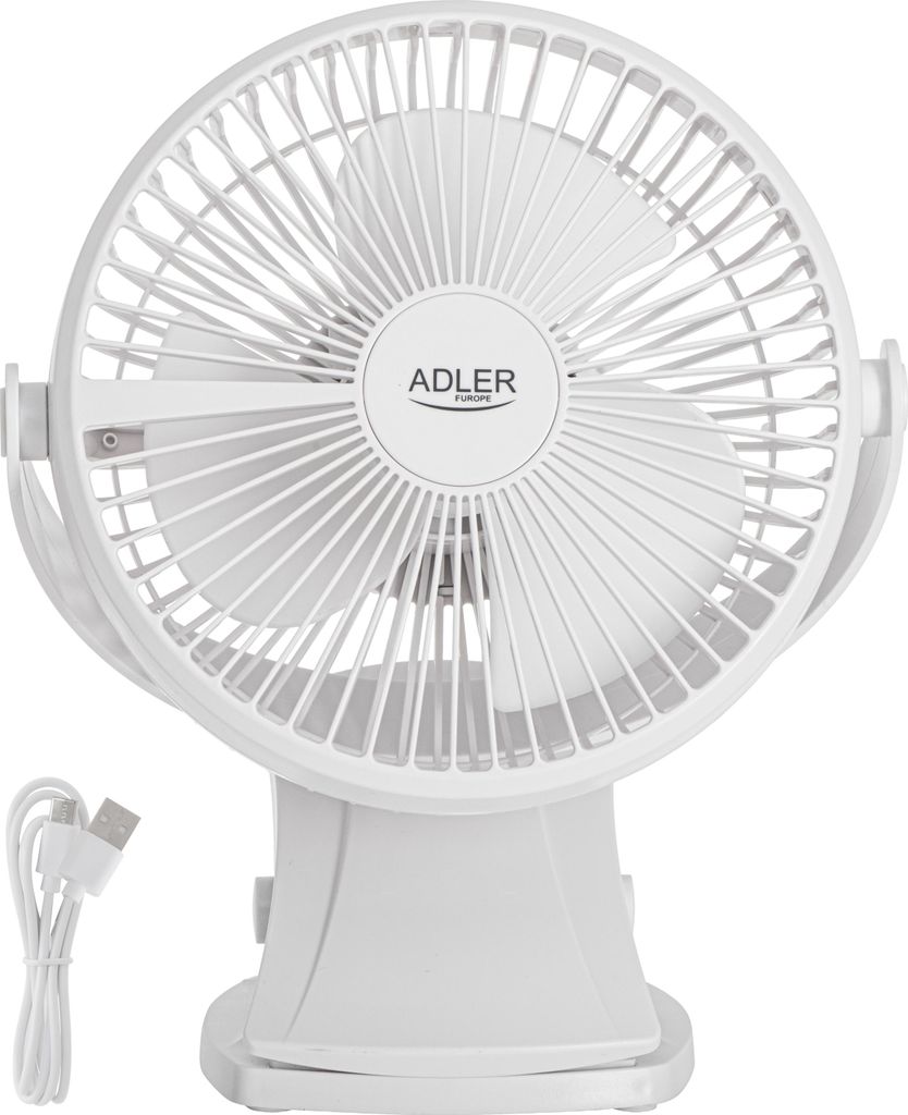 Adler Ad_7342w Tragbarer Ventilator Silber One Size / EU Plug 220V Silber One Size