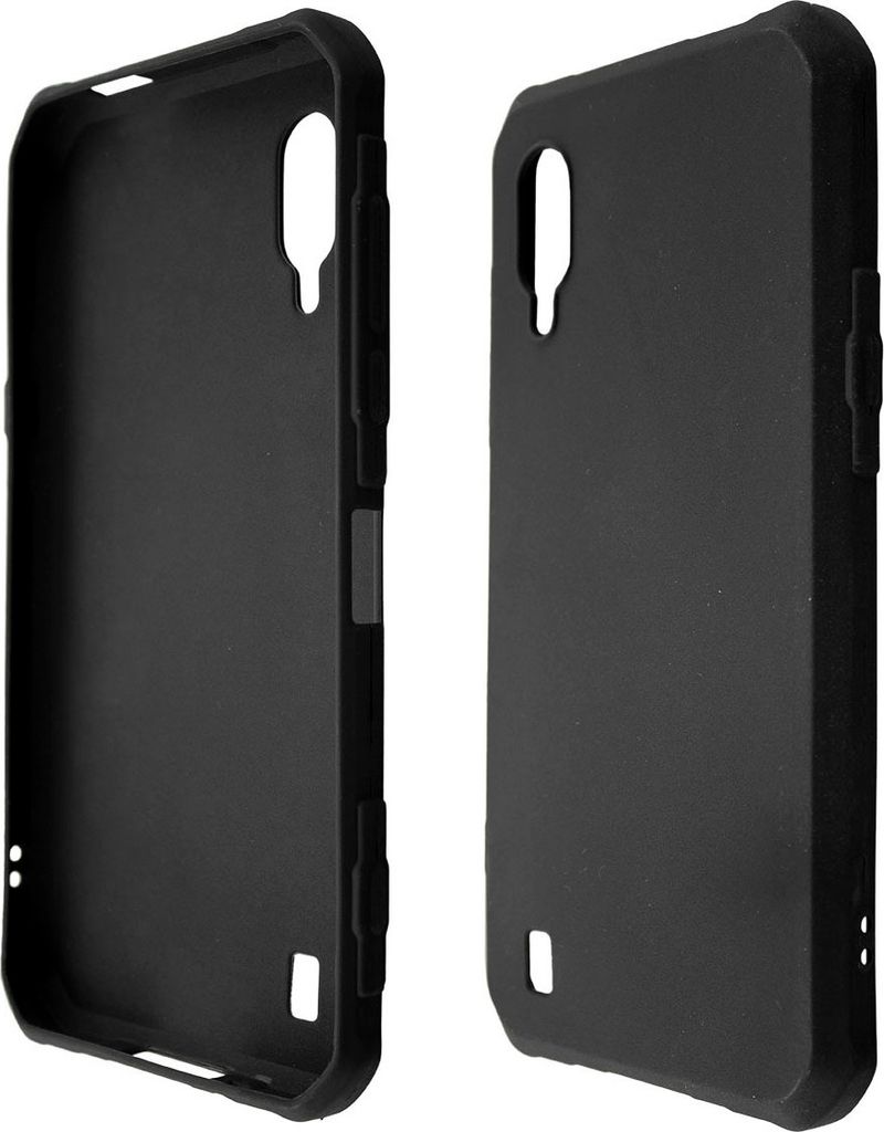 caseroxx Schutz-Hülle TPU-Hülle kompatibel mit Blackview BV6100, Gummi Handy Tasche schwarz