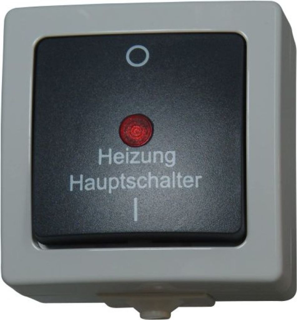 Kopp 565356002, Tlačidlá, Čierna, Šedá, Termoplastik, IP44, Obrázok produktu 