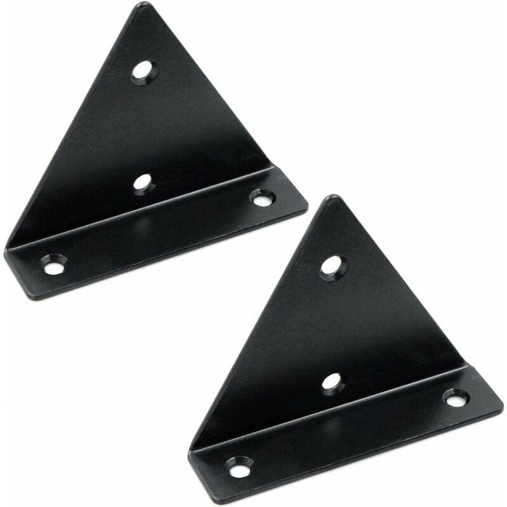 Wandregalhalterung – Metall mit robuster Kante, schwebende Wandmontage mit passenden Schrauben für offene DIY-Regale, 8–10 cm Wandregal, 2 St...