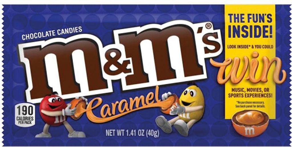 M&M's Chocolate Candies Caramel 40g Produktbild 
