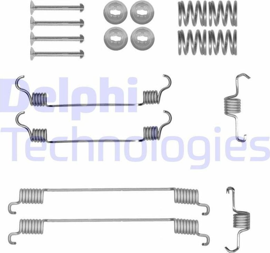 DELPHI Zubehörsatz Bremsbacken LY1429 Hinten für FIAT Sedici (FY)