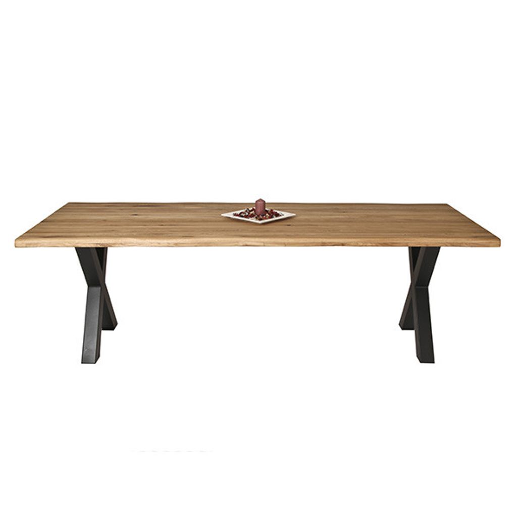 SYSTEM X, Tischbeine, Esstisch, Schwarz, 10x10 cm, 160x180x200/220/240 cm