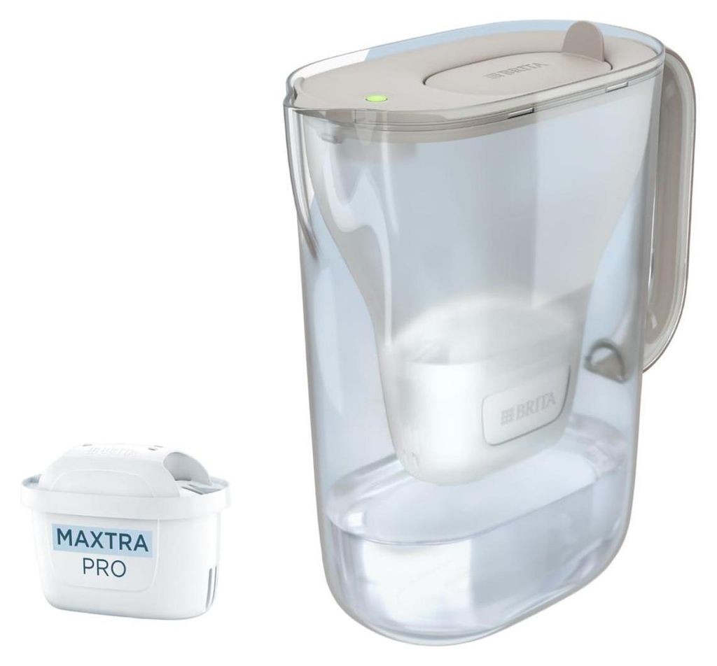 Jarra filtrante BRITA Style Essential, color arena Imagen del producto 