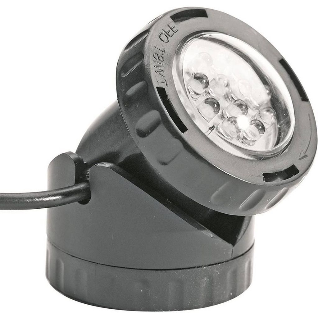 HEISSNER U120-T, vertieft, Pool, Schwarz, LED, Warmweiß, Produktbild 