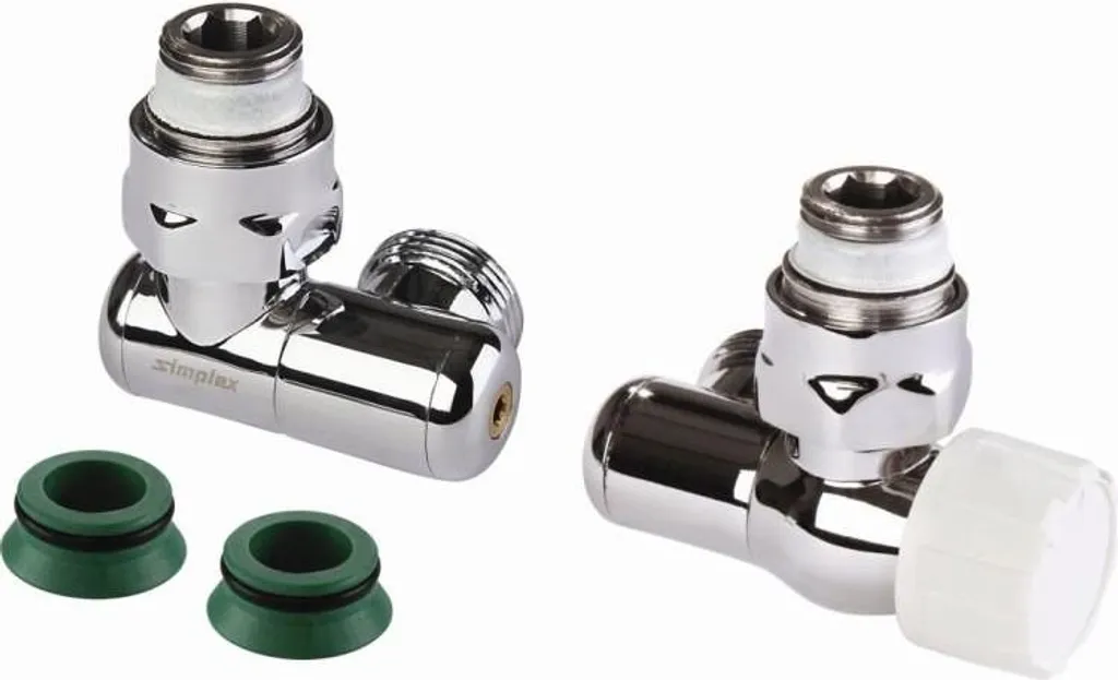 Vannes pour circuit de chauffage VARIOCONNEC chromées 1/2-3/4 M30x1,5 mm