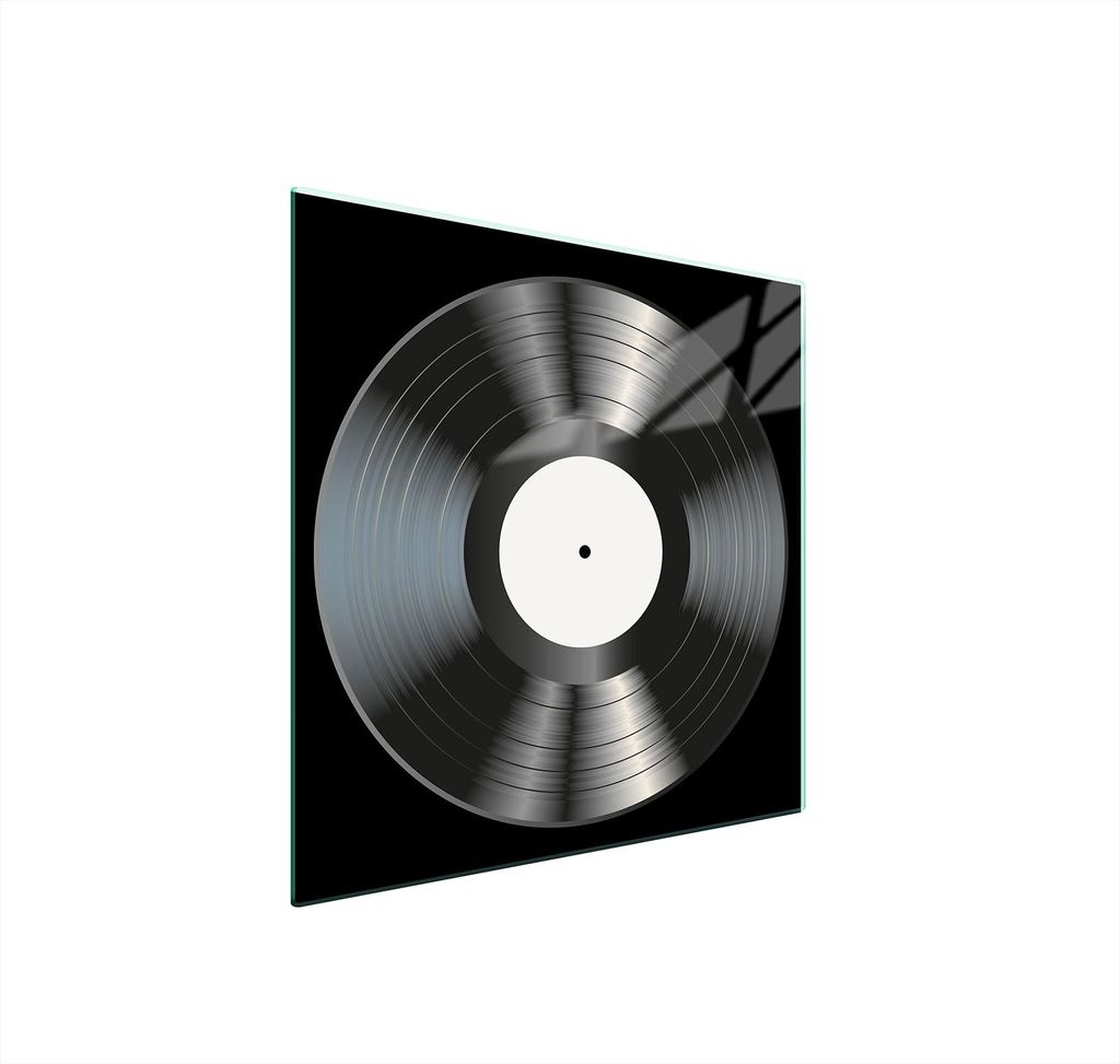 Glasherd-Schutzplatte 50X52 Vinyl