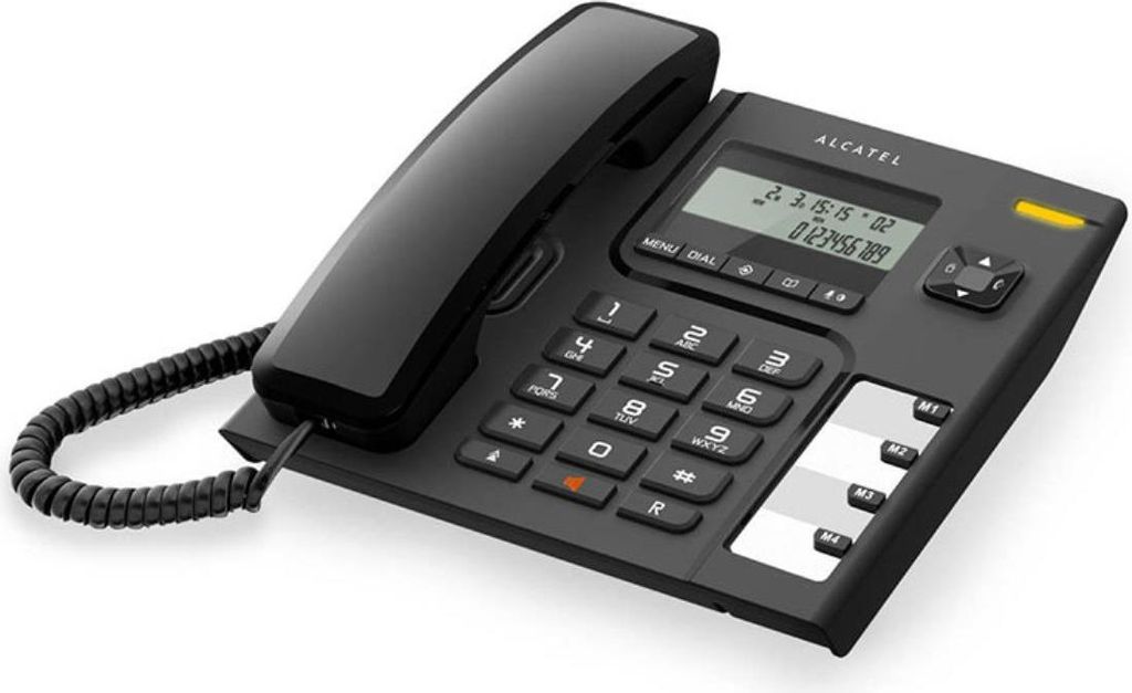 ALCATEL T56 - Téléphone filaire Noir - clavier FR - Son Image du produit 