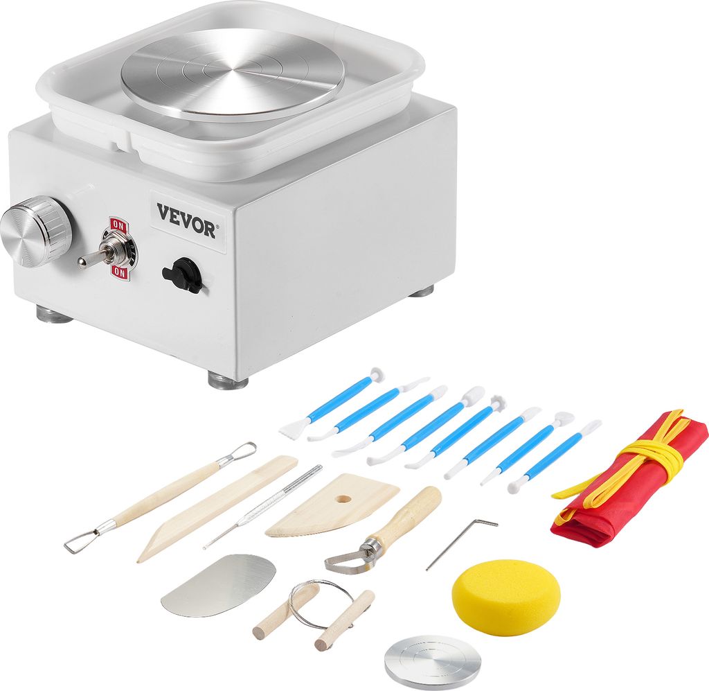 VEVOR Mini-Töpferscheibe, 0–320 U/min, einstellbare Produktbild