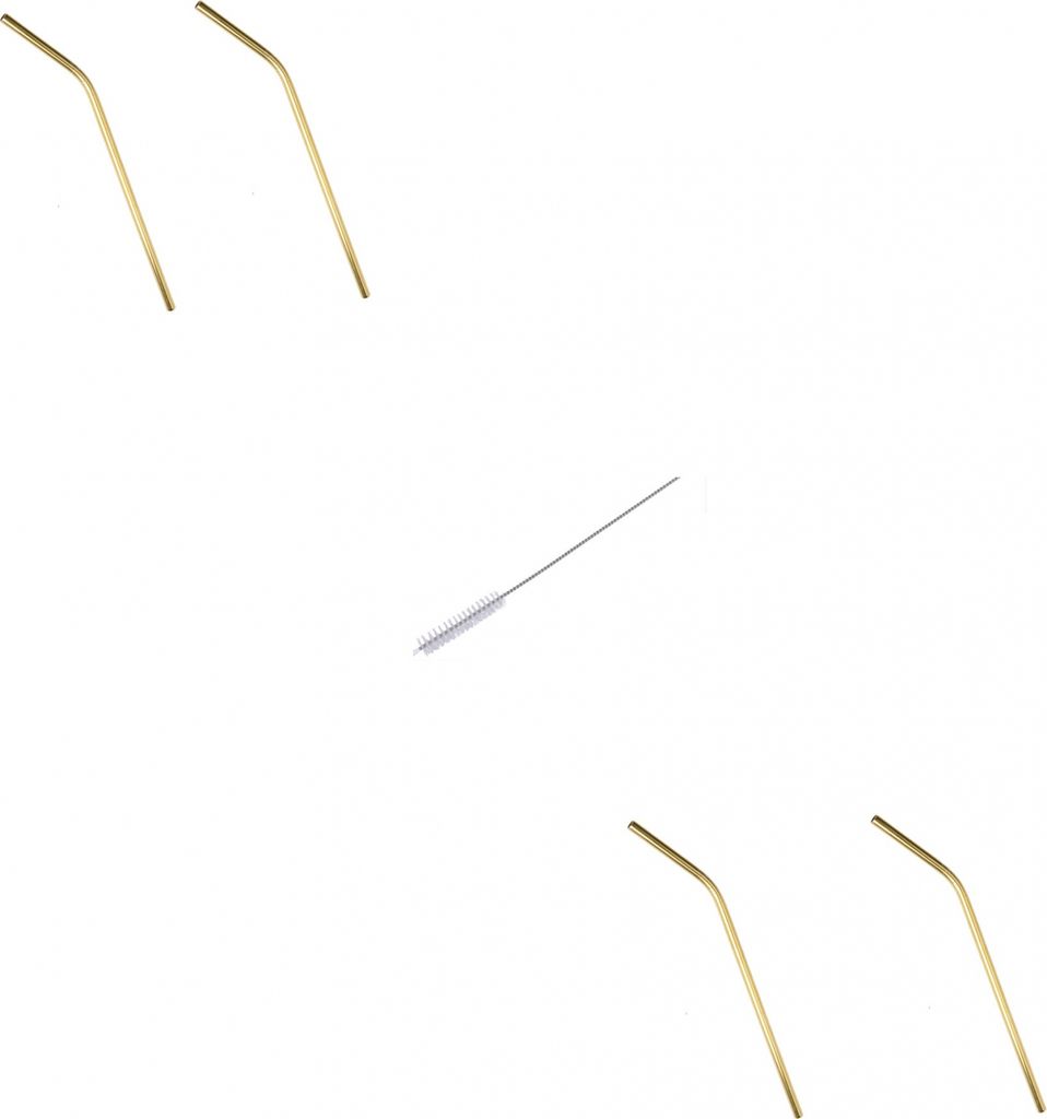 Set mit 4 Strohhalmen und Reinigungsbürste Excellent Produktbild 