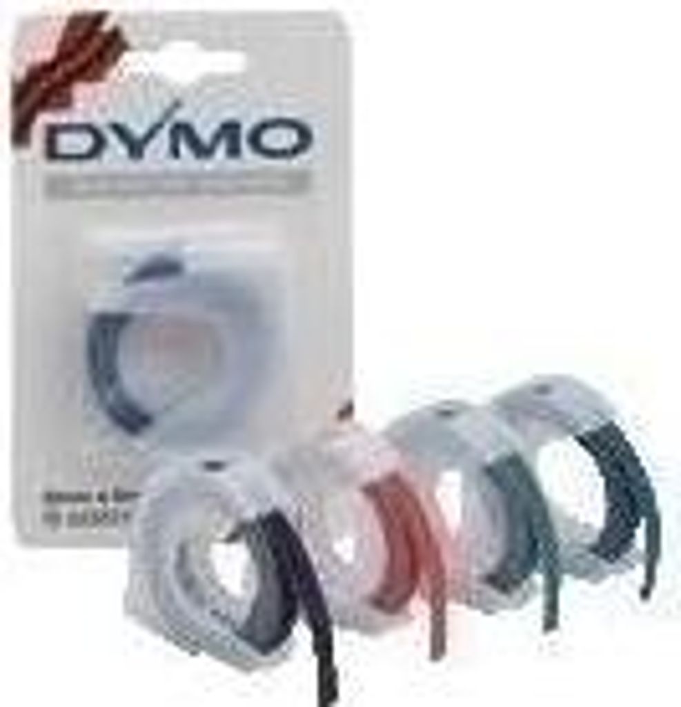 DYMO - Matt - Rot - Rolle (0,9 cm x 3 m) 10 Stck. Etiketten Obrázek produktu 