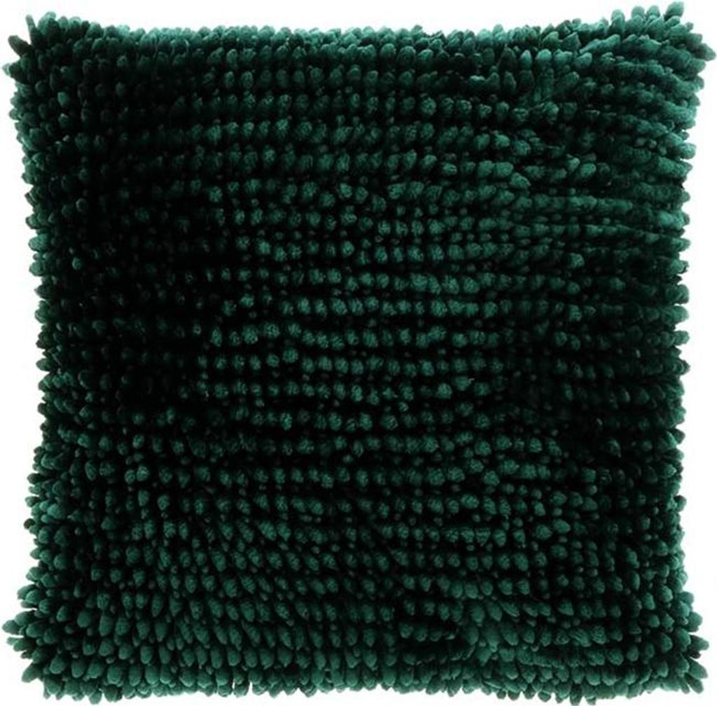 Unique Living | Dekokissen Max 45x45cm dunkelgrün | Dekokissen Wohnzimmer oder Schlafzimmer