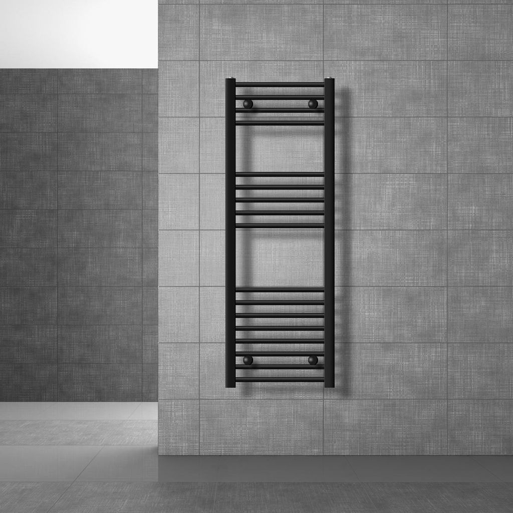 LuxeBath Kúpeľňový radiátor Sahara 400x1200 mm čierny matný Obrázok produktu 