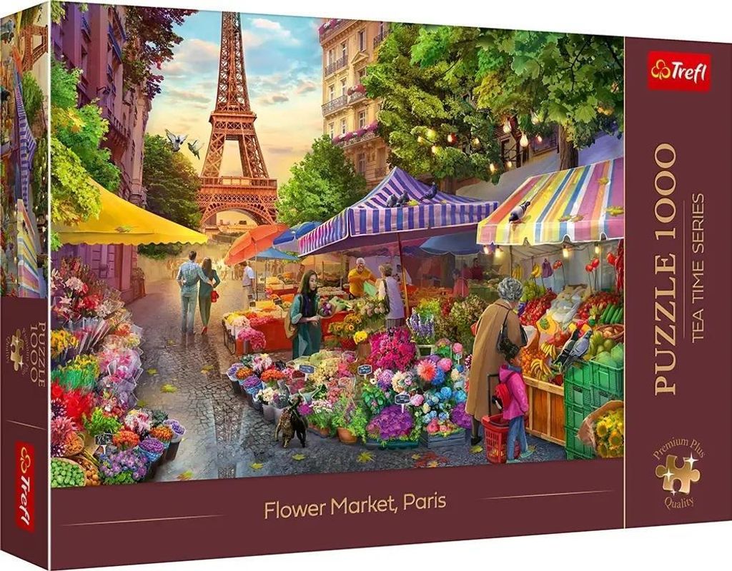 Trefl TREFL Premium Plus Puzzle Flower Market, Paris, 1000 Produktbild 