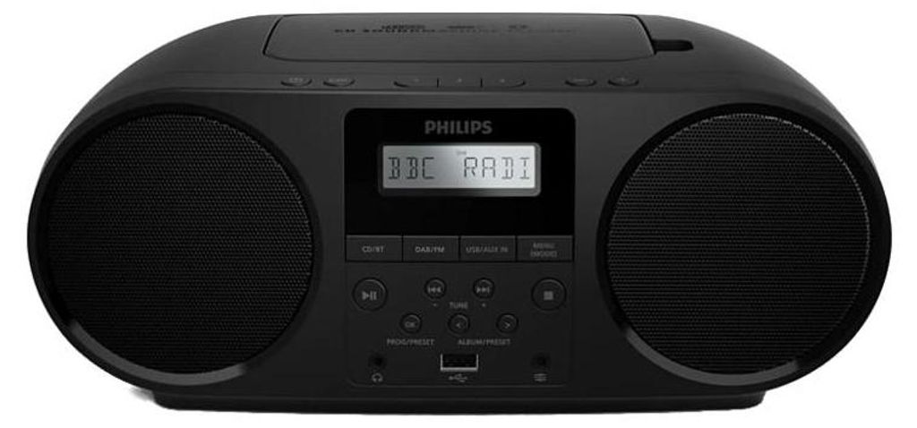 Philips TAZ6000/10, Čierna, Prenosný CD prehrávač Obrázok produktu 
