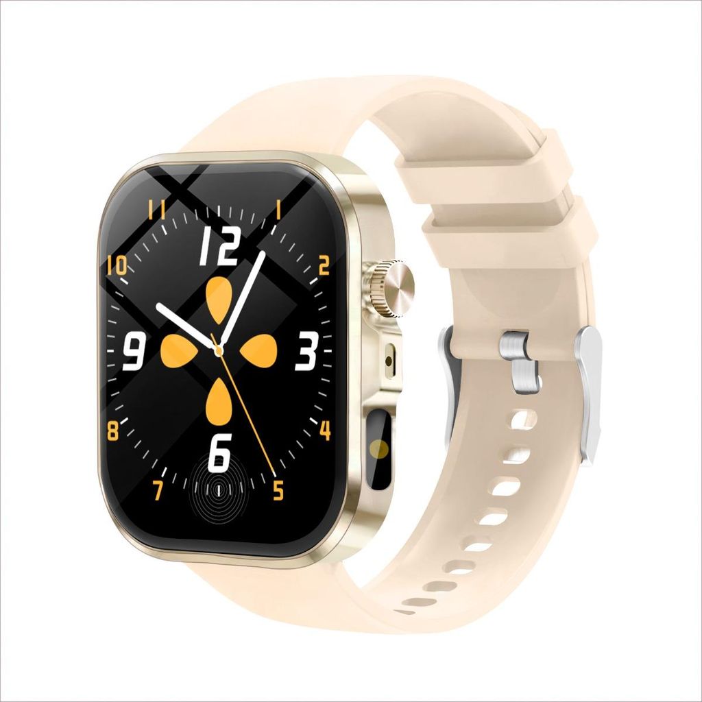 INF Multifunktionale Smartwatch mit Bluetooth-Anruf und Gesundheitsüberwachung Roségold