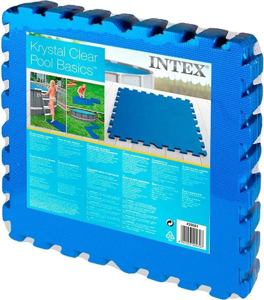Intex 29081, Ochrana podlahy, Modrá, Plast, 1,858 m², Čína, Obrázok produktu 