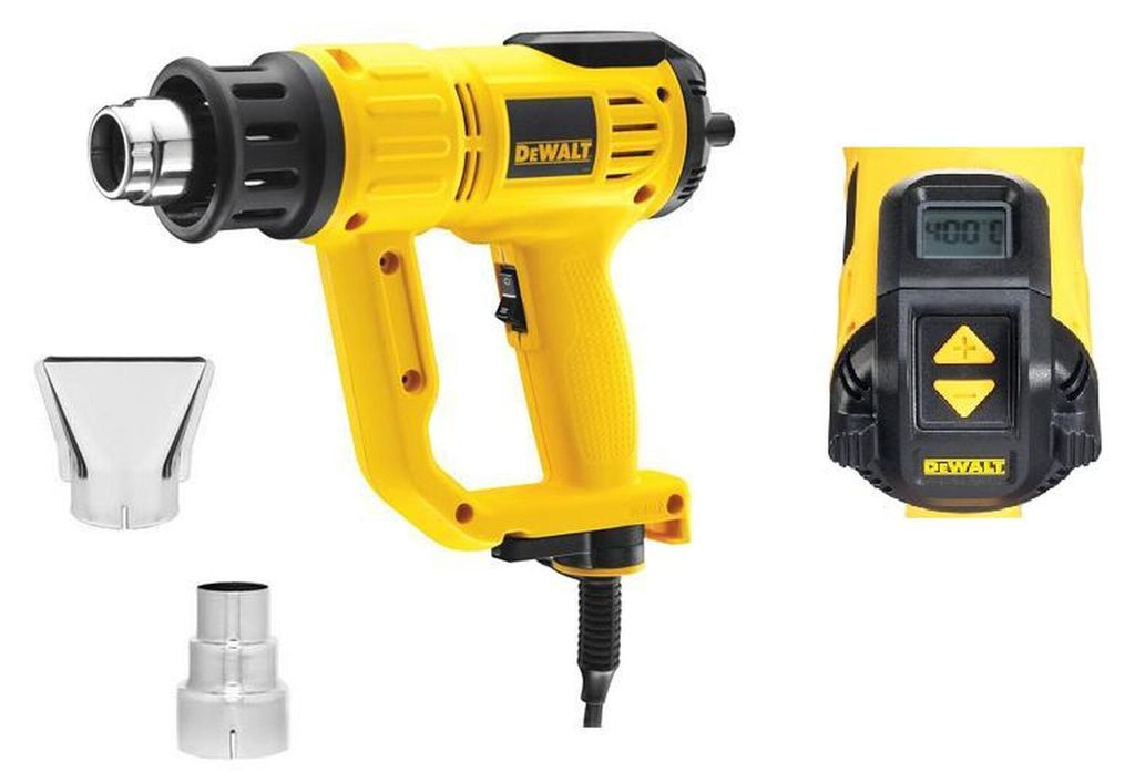 DEWALT Heißluftpistole 2000W D26414 mit LED-Display