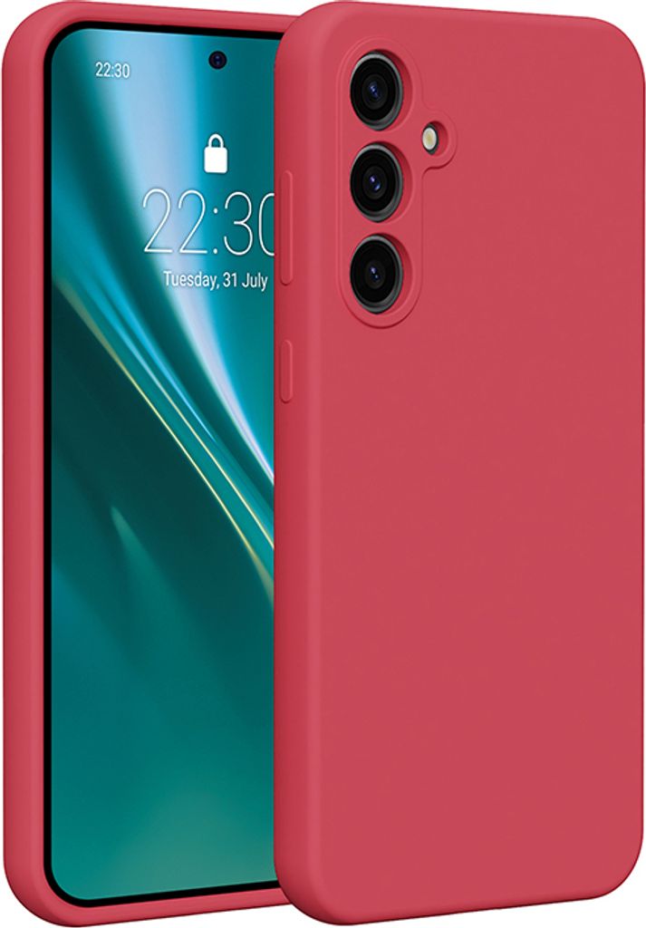 Etteri Silikonhülle für Samsung Galaxy S23 FE Handyhüllen Himbeere