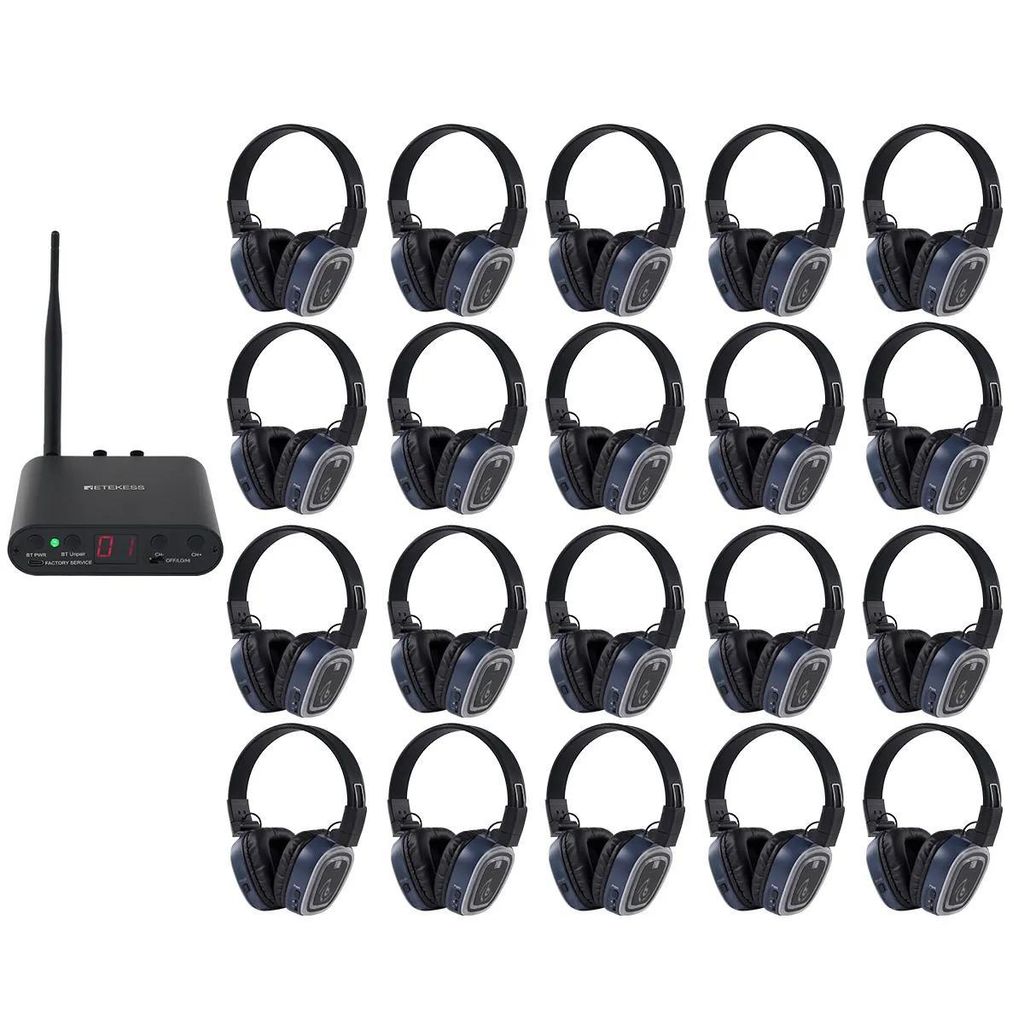 Retekess TA004S Silent Disco Kabelloser Kopfhörer, Produktbild 