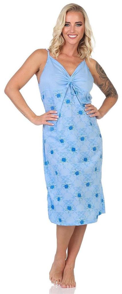 Damen Nachthemd Sleepshirt Nachtwäsche ohne Ärmel; Produktbild 