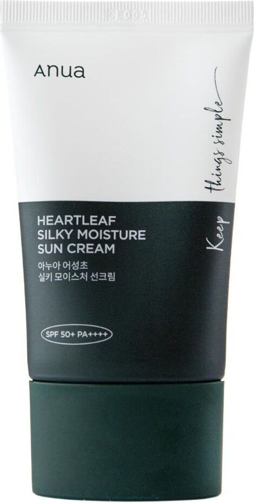 ANUA - heartleaf silky moisture sunscreen SPF 50+ PA++++, 50ml