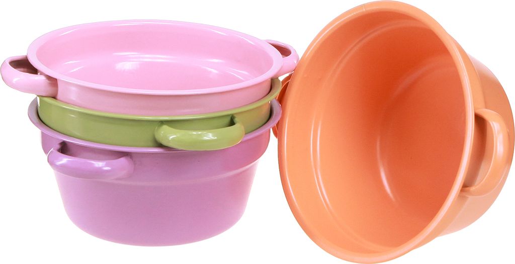 Metallschüssel Deko Ø17cm Set 4 Frühlingsfarben, 4 Stück