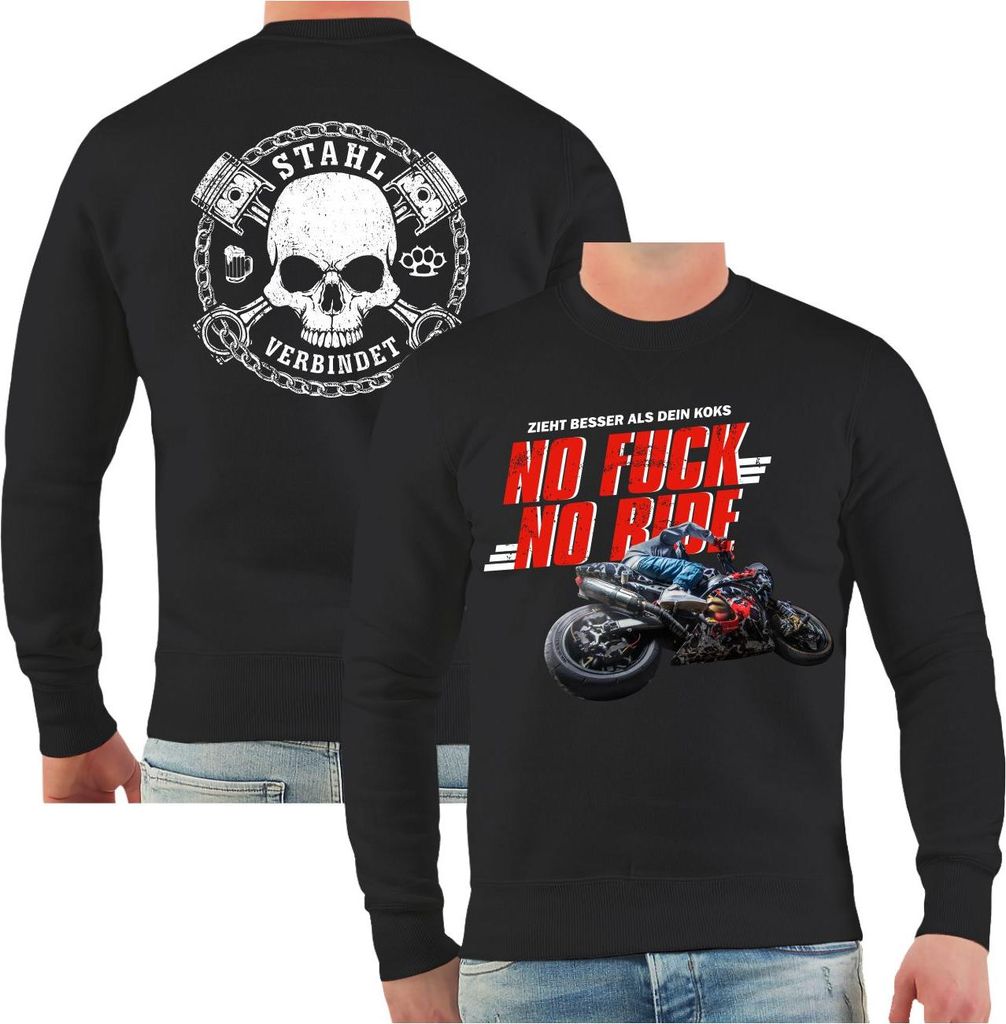 Herren Sweatshirt FIGHTER Zieht besser als dein Koks