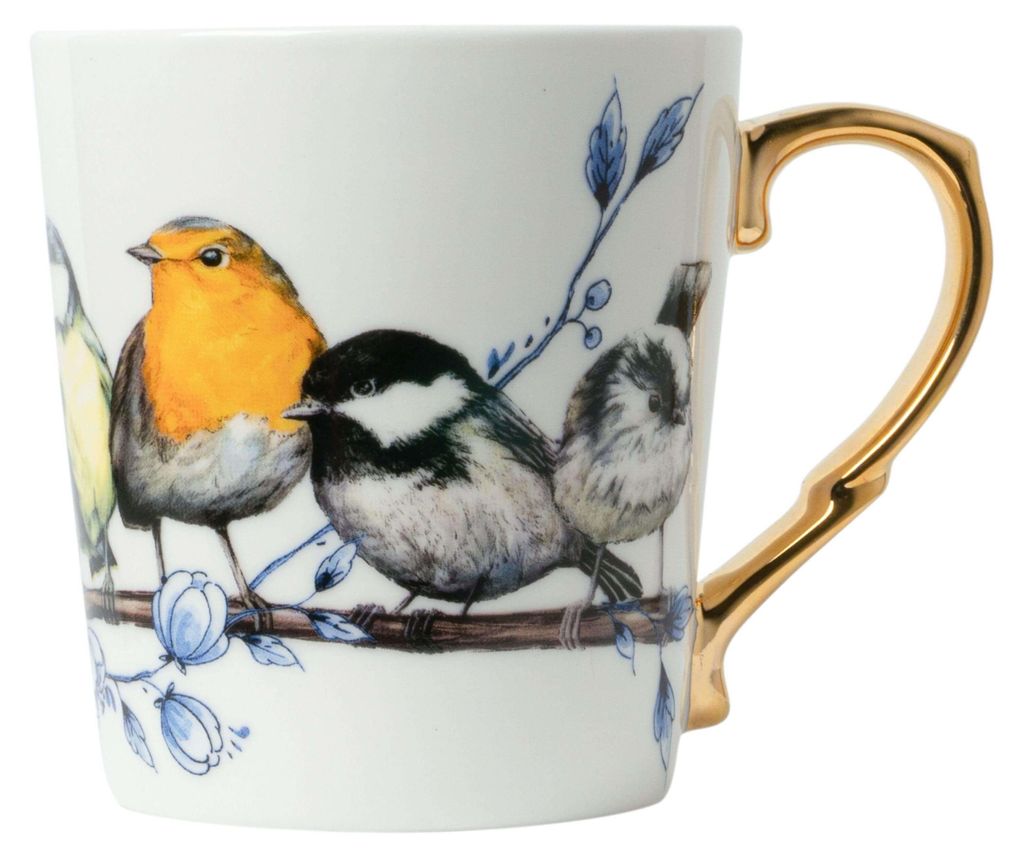 Heinen Delfts Blauw – Becher Bosvogels Gold – Bild 1