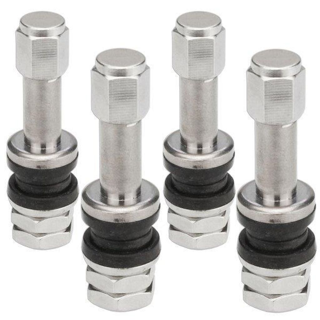 STIX 4x valvola in metallo valvola in alluminio argento - Immagine del prodotto 