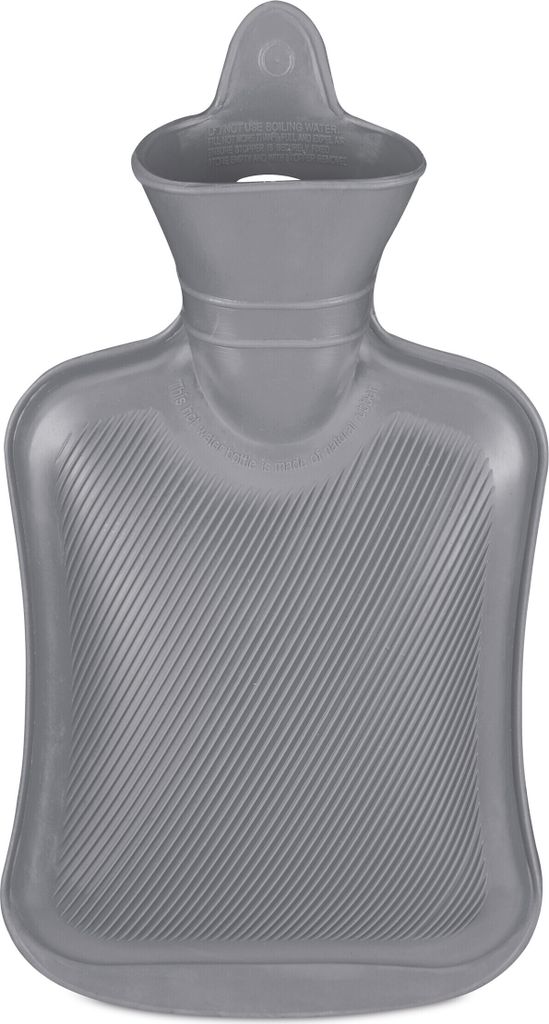 relaxdays Graue Wärmflasche 1 Liter Produktbild 