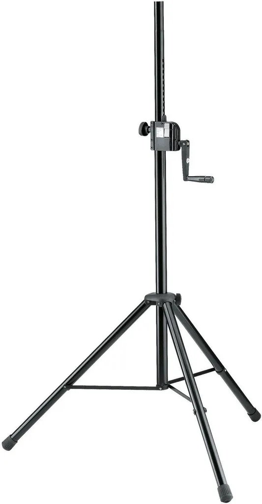 Pied télescopique enceintes MONACOR KM-21302 anti-vibrations et solide