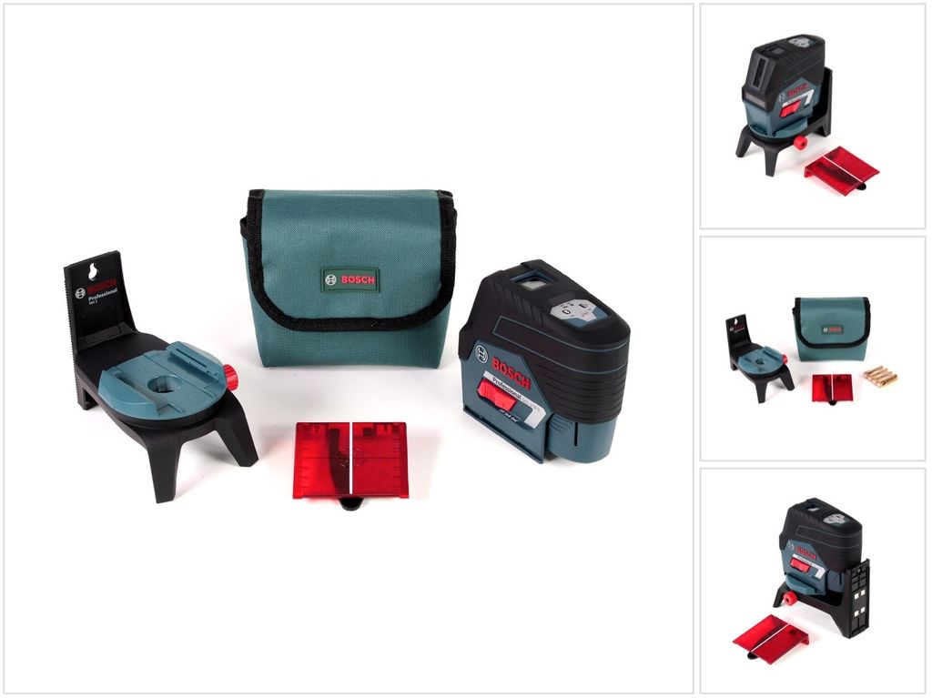 Bosch GCL 2-50 C, 20 m, 0,3 mm/m, 4°, 50 m, Červená, 650 nm Obrázok produktu 
