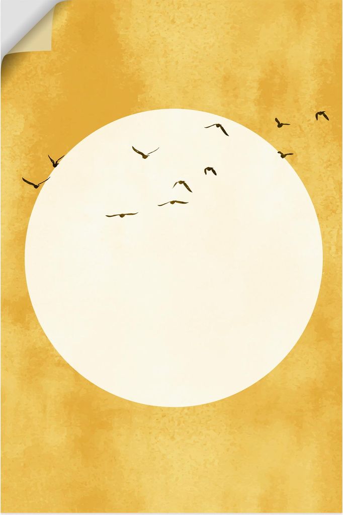 ARTland Wandbild, selbstklebend Ewiger Sonnenschein Größe: 20x30 cm