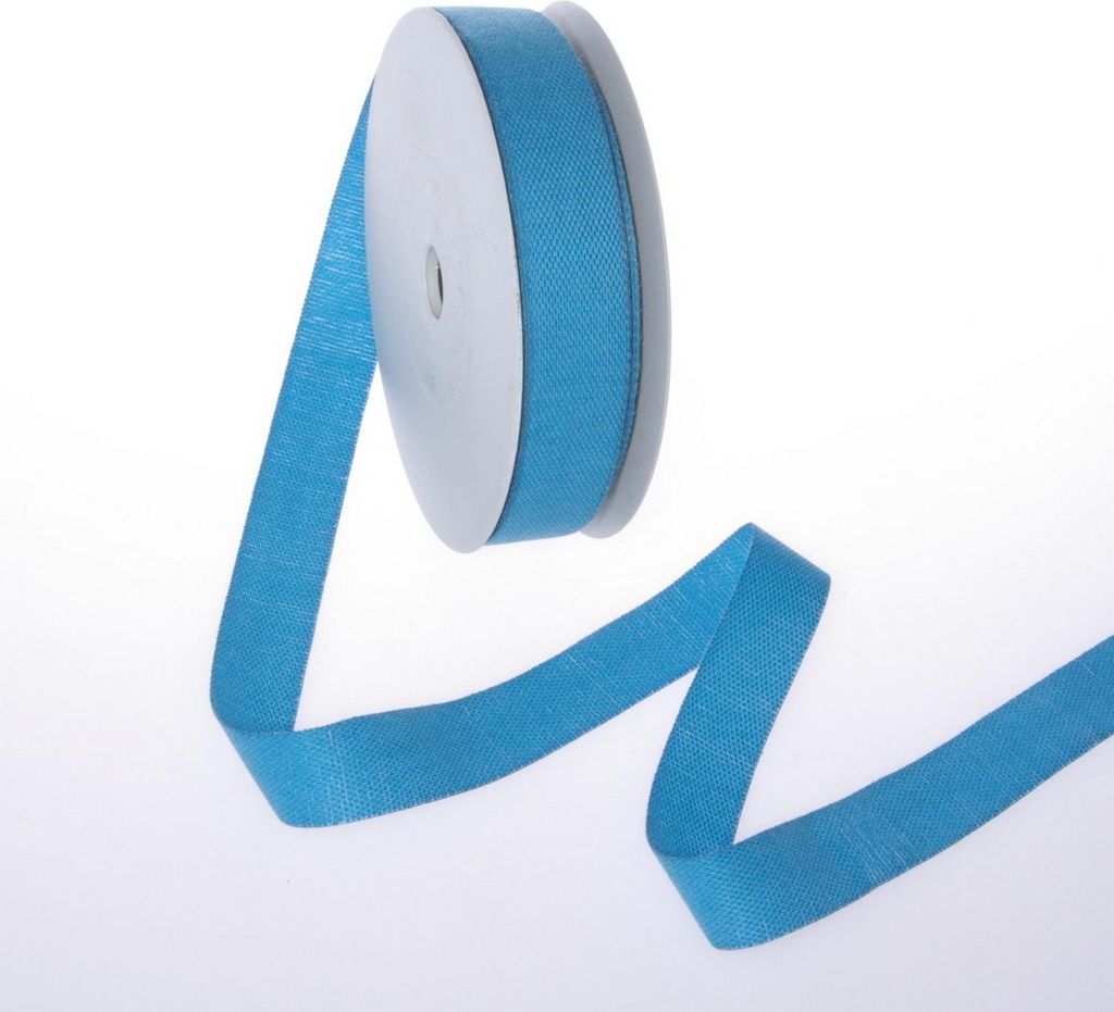 Leinenstrukturband - Osterband - 20mm - 20m - col. 72 blau - 53988-20-20-72